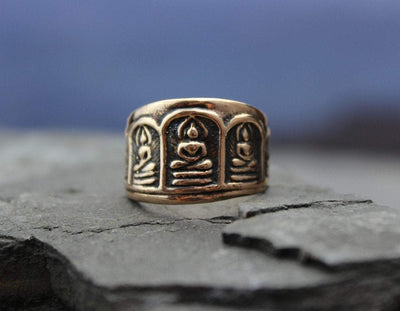 Rings 8 Copper 5 Buddha Ring JR137.08