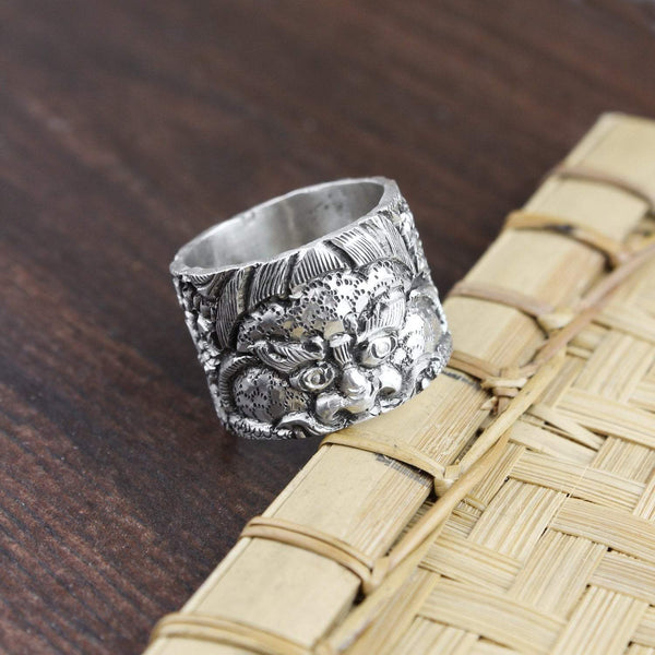 Solid Sterling Cheppu Ring - DharmaShop