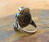 Rings 9 Tibetan Healing Turquoise Stone Ring jr199.9