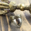 Rings Adjustable Mantra Shield Ring JR239