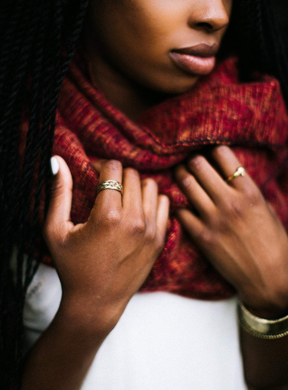 Three Metal Ringe Braided Three Metal Ring - DharmaShop