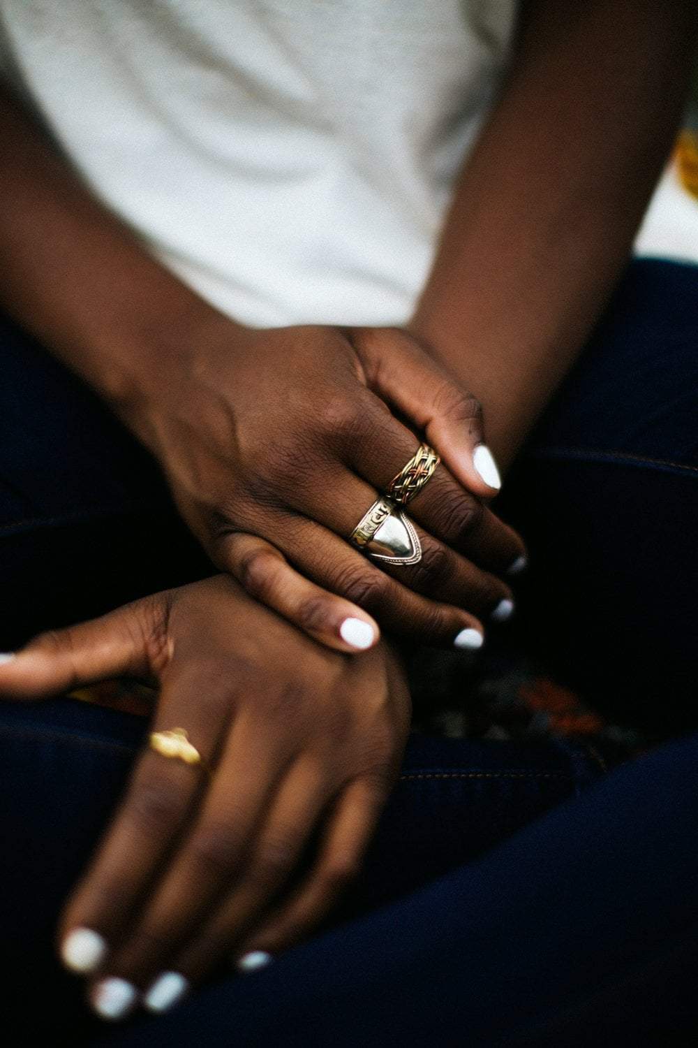 Three Metal Ringe Braided Three Metal Ring - DharmaShop
