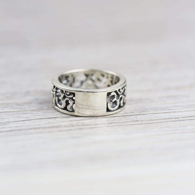 Sanskrit Om Symbol Ring