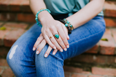 Rings Turquoise Ring Vintage Style
