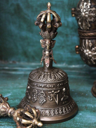 Ritual Items Default Finest Quality Bell and Dorje with Case rb005