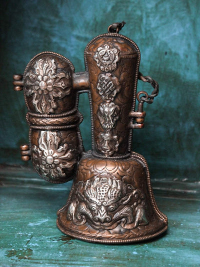 Ritual Items Default Finest Quality Bell and Dorje with Case rb005