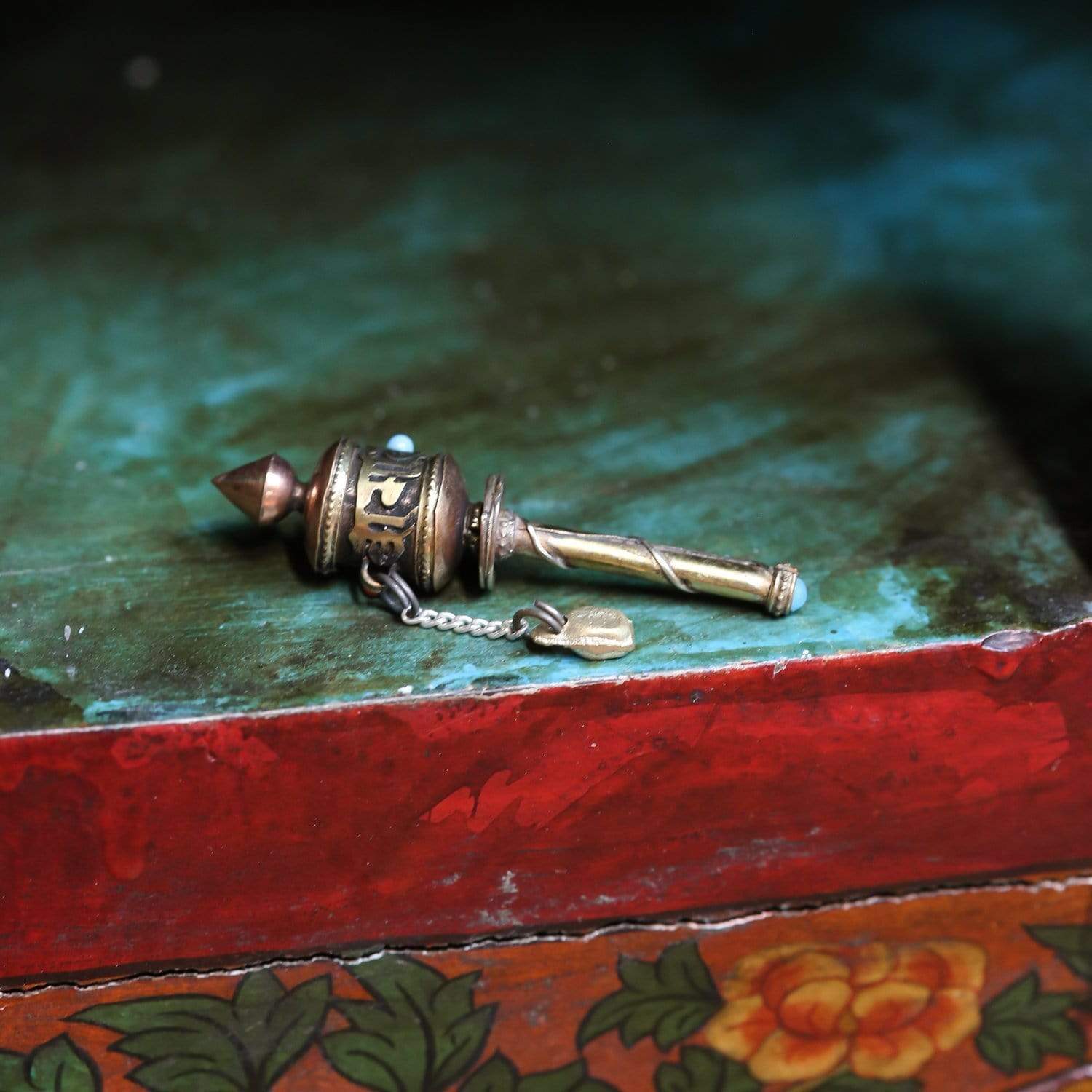 Ritual Items Default Mini Tibetan Prayer Wheel rp006