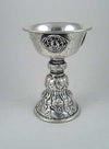 Ritual Items Default Silver Butter Lamp with medallions rl003
