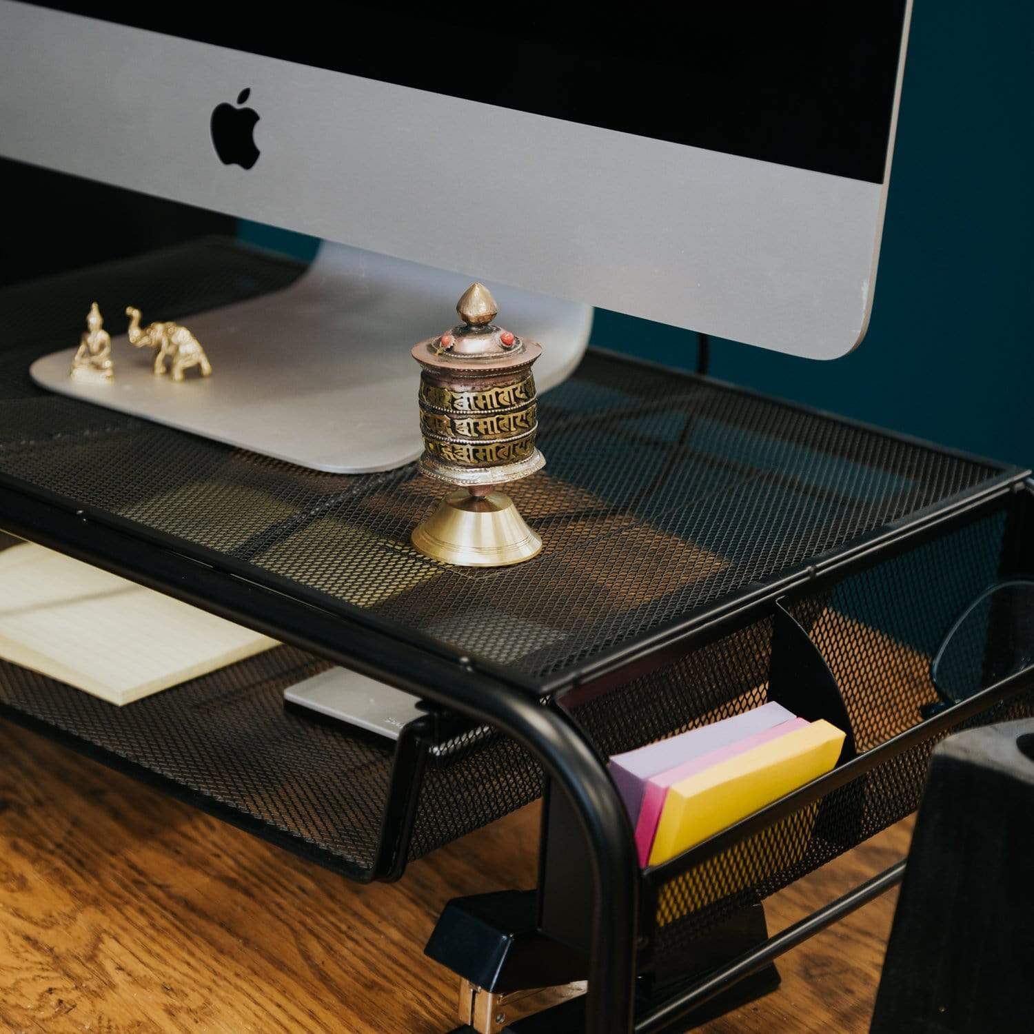 Ritual Items Desktop Sanskrit Prayer Wheel RP035