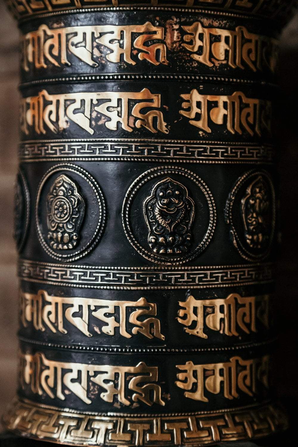 Ritual Items Large Temple Style Prayer Wheel RP034