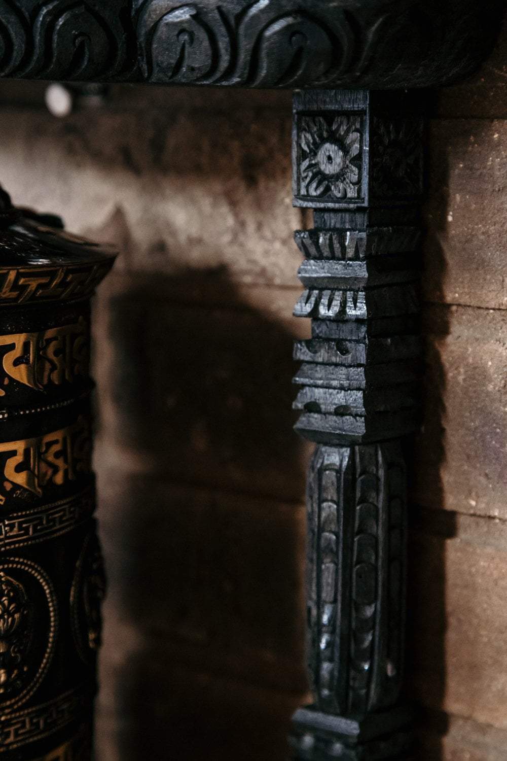 Ritual Items Large Temple Style Prayer Wheel RP034