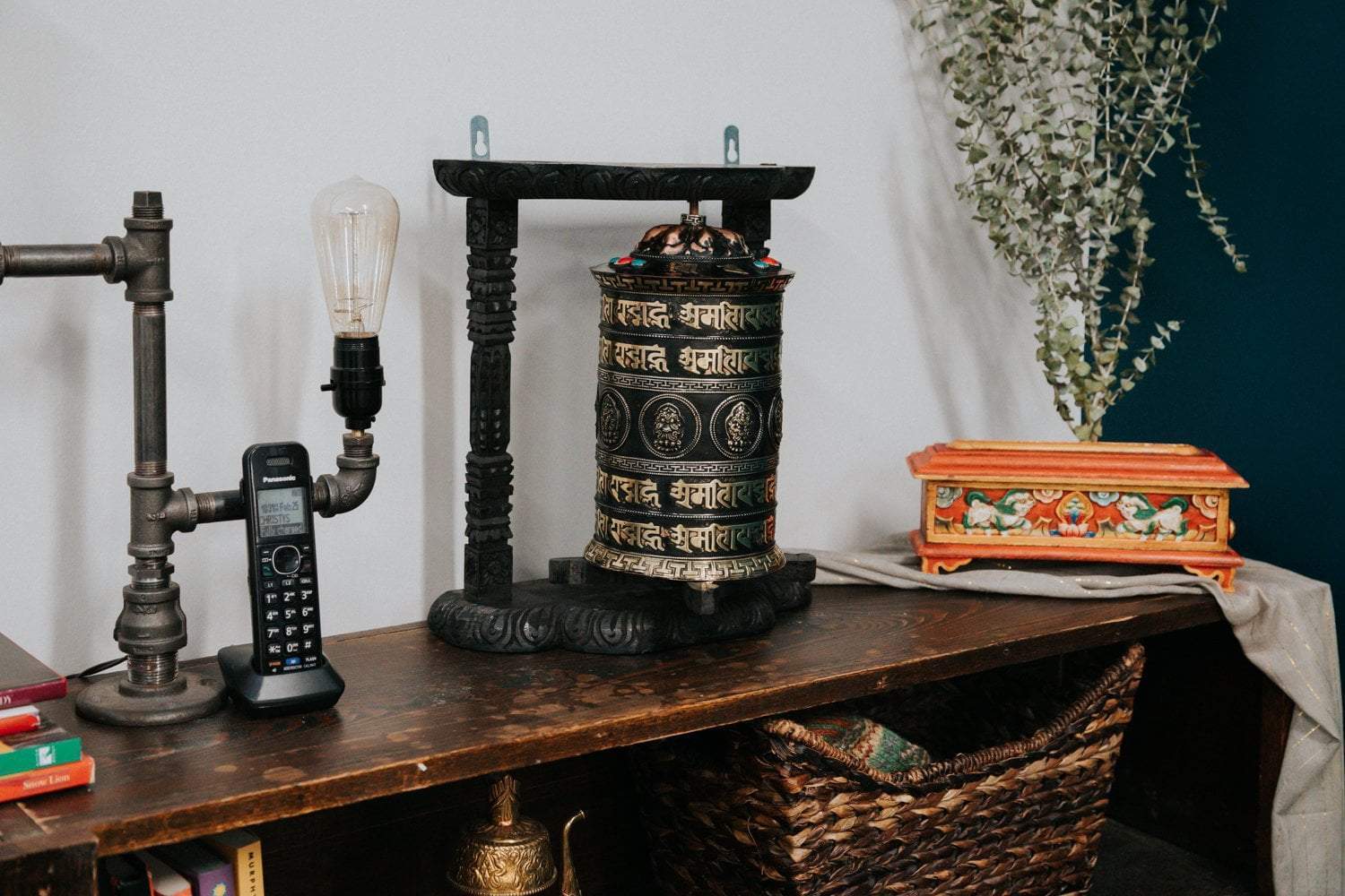 Ritual Items Large Temple Style Prayer Wheel RP034