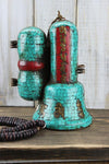 Ritual Items,New Items,Turquoise Default Finest Quality Bell and Dorje With Turquoise Case rb006