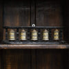 Ritual Items Set of 5 Prayer Wheels with Wooden Frame RP031