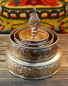 Ritual Items,Tibetan Style Default Large Copper Mandala Set rt002