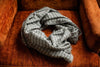 Scarves Default 100% Cashmere Scarf in Textured Grey fb134