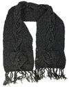 Scarves Default Black Wool Pocket Shawl wo119
