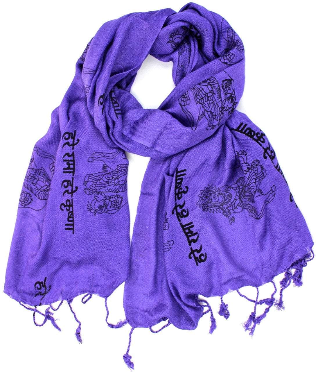 Deity Scarf in Purple DharmaShop