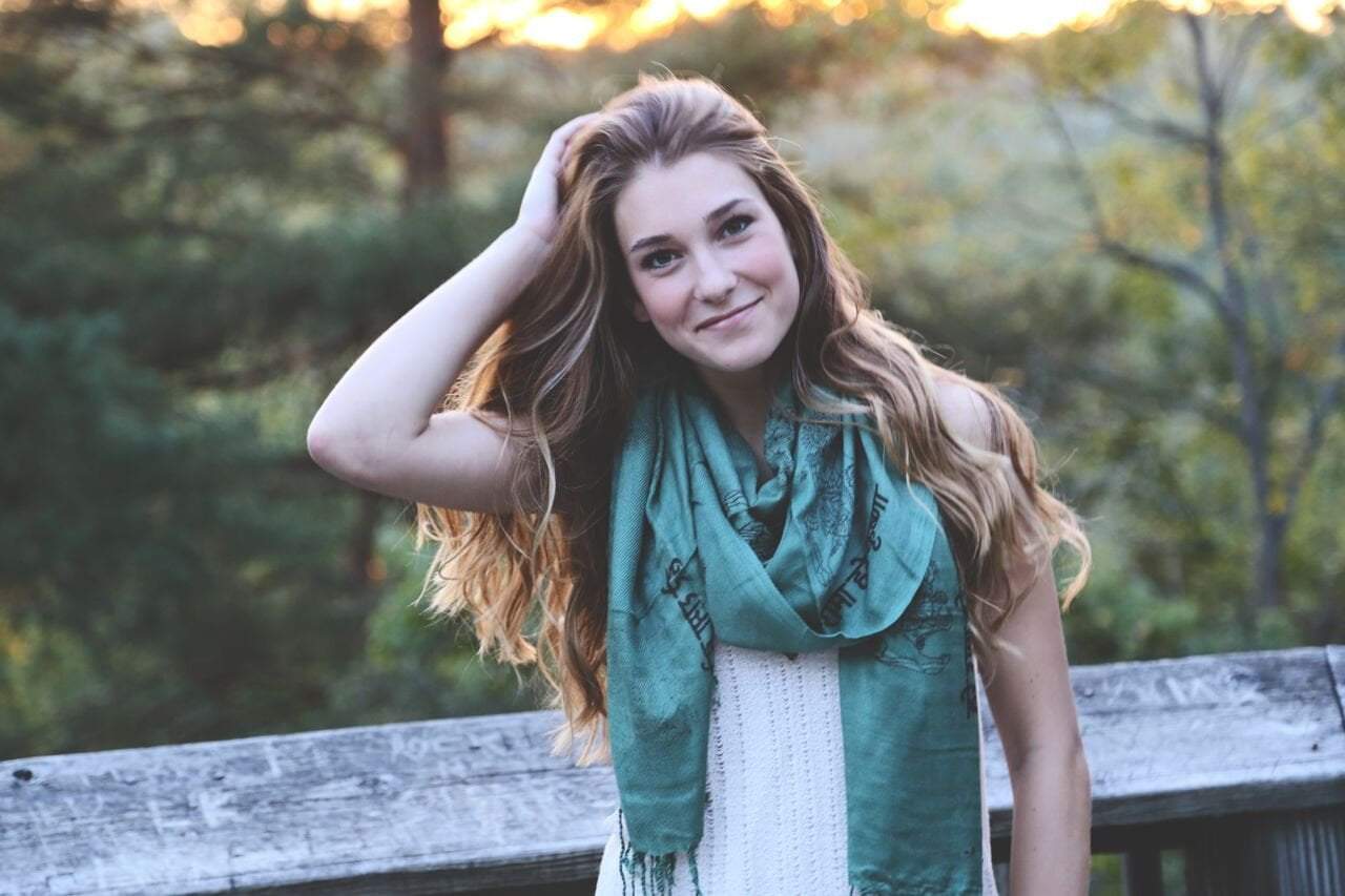 forest green scarves