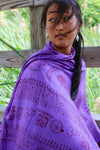Scarves Purple Sensational Prayer Scarf/Shawl from Kathmandu fb133-purple