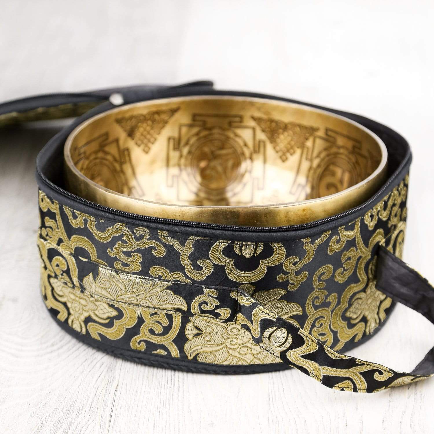 Singing Bowls Black Large Singing Bowl Case SZ044.black