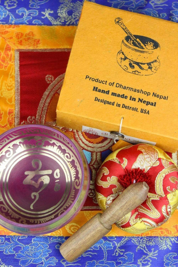 Colorful Singing Bowl Gift Set