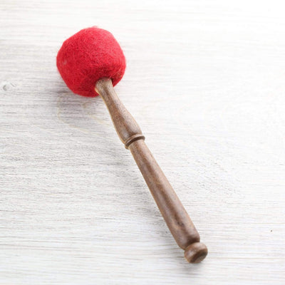 Singing Bowls Handcrafted Red Wool Mallet sz012