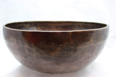 Singing Bowls,Meditation,Tibetan Style,Valentines Day Gift Guide Default Heart Chakra F 355hz Compassion Mantra Singing Bowl mantrabowl-c