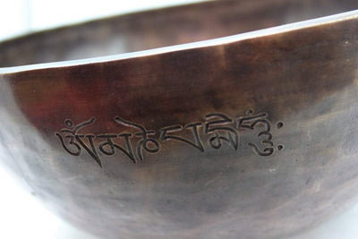 Singing Bowls,Tibetan Style,Valentines Day Gift Guide Default Heart Chakra F 360 hz Compassion Mantra Singing Bowl mantrabowl-i