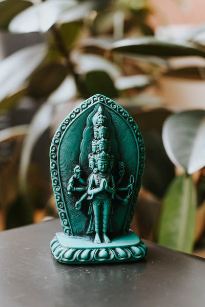 Statues Avalokiteshvara Turquoise Toned Statue ST180