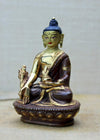 Statues,Buddha,Deities Default 4 Inch Bronze Medicine Buddha st145