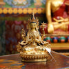 Estatua chapada en oro de Chenrezig