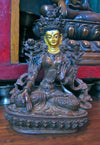 Statues Default 8 inch Copper Wrapped White Tara Statue st048