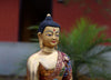 Statues Default Goldplated  Dragon carved Shakyamuni Buddha Statue 8 inch KTM-PST265