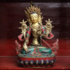 Statues Default Masterpiece White Tara Jeweled Tibetan Statue st088