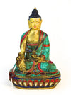Statues Default Mosiac and Jeweled Medicine Buddha 6 Inch Statue st135