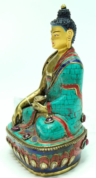 Statues Default Mosiac and Jeweled Shakyamuni 6 Inch Statue st134