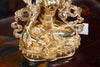 Estatua chapada en oro de Tara Verde