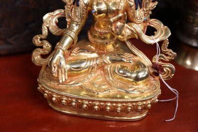 White Tara Gold Plated Statue