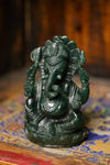 Green Aventurine Ganesh Statue