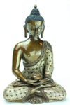 Statues,New Items,Buddha Default 9 Inch Amitabha Silver and Bronze Statue st143