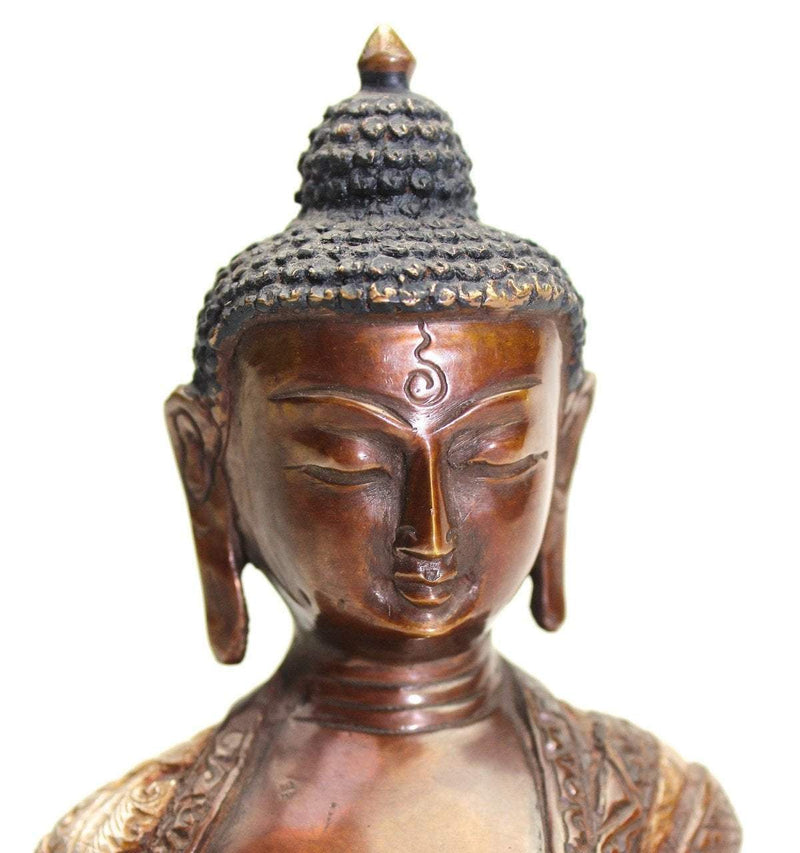 Antiqued Amitabha Buddha 8 Inch Statue - DharmaShop