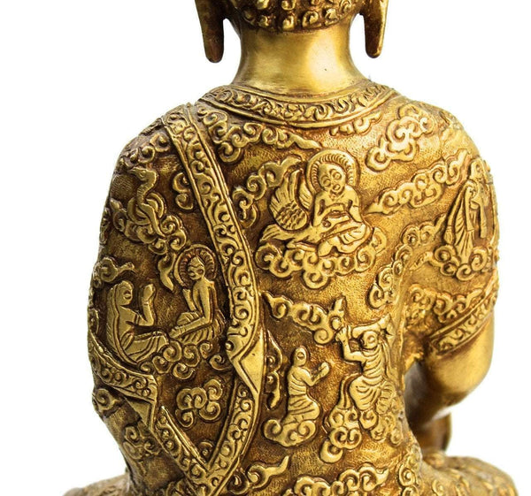 Showpiece Bronze Medicine Buddha 11 Inch Statue - DharmaShop