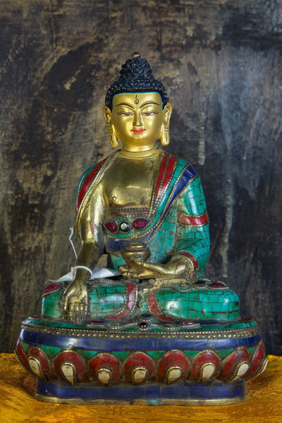 Statues,One of a Kind,New Items,Buddha,Deities Default Mosiac Medicine Buddha Statue st110