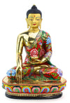 Statues,One of a Kind,New Items,Buddha,Tibetan Style,Deities Default Masterpiece Hand Painted Shakyamuni Statue st097f