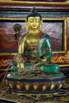 Statues,One of a Kind,New Items,Tibetan Style Default Museum Quality Medicine Buddha Jeweled Statue st069