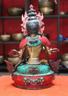 Statues,One of a Kind,New Items,Tibetan Style Default Museum Quality Vajrasattva Jeweled Statue st075