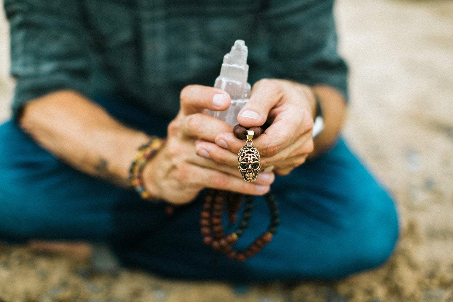 Statues Selenite Crystal Tower ST205