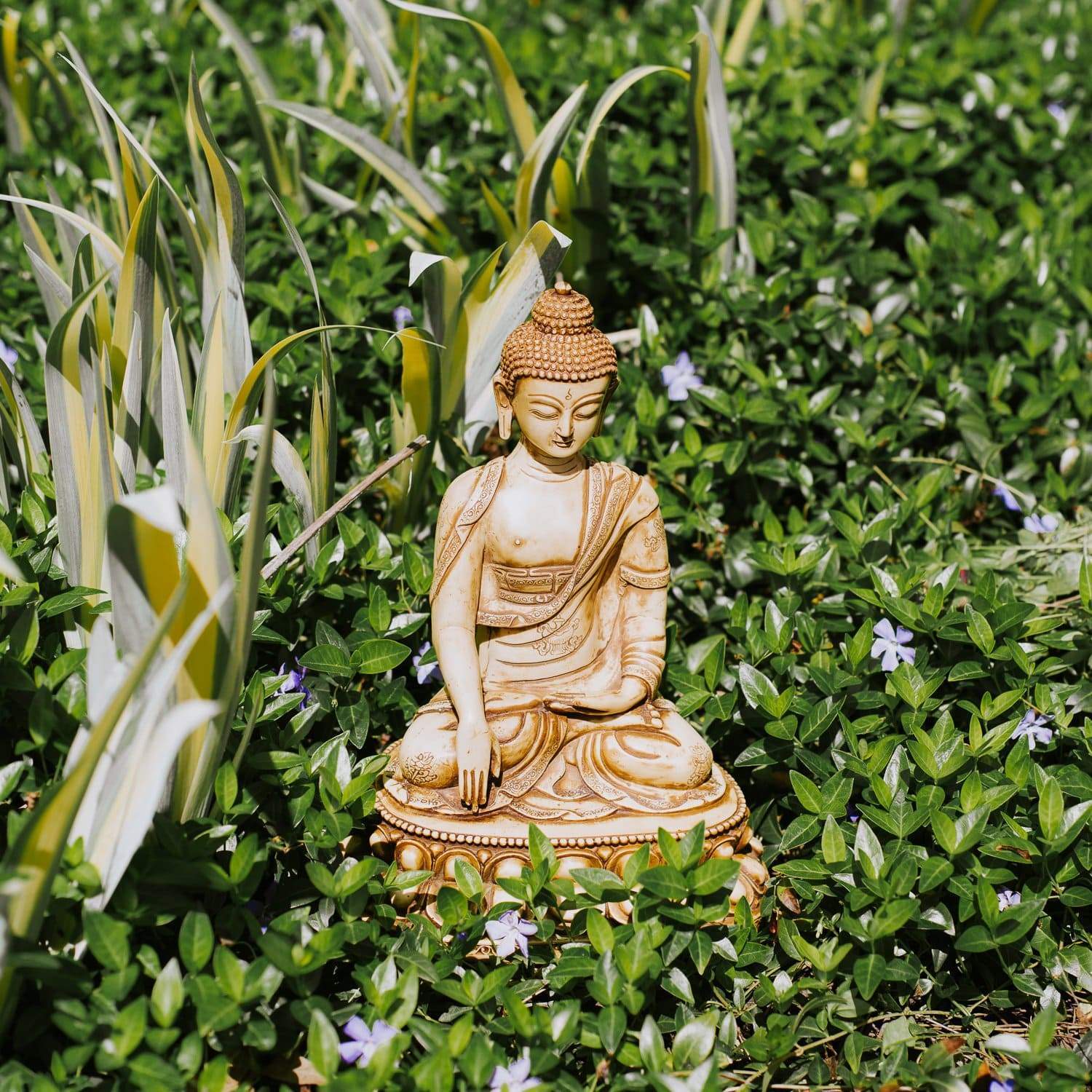 Serene Buddha Garden Statue
