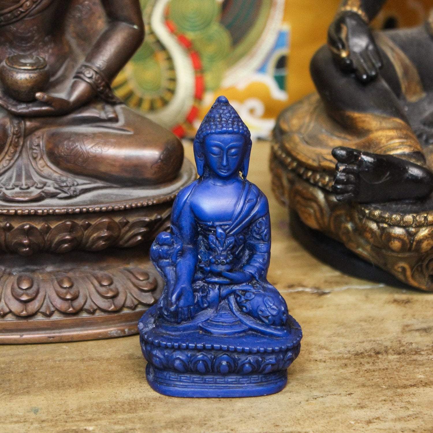 Statues Small Healing Medicine Buddha Statue ST208